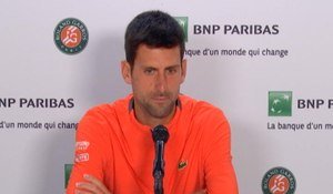 Roland-Garros - Djokovic : "Proche de mon meilleur niveau sur terre battue"