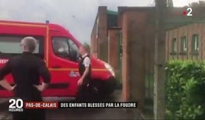 Pas-de-Calais : des jeunes footballeurs blessés par la foudre