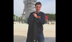 Tu Paris: la descente de la Tour Eiffel avec une tyrolienne avec Tanguy de Lanlay