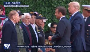 D-Day: Emmanuel Macron fait chevaliers de la Légion d'honneur plusieurs vétérans de la Seconde Guerre mondiale