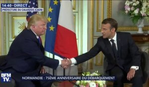 Trump évoque une "relation exceptionnelle" avec Emmanuel Macron