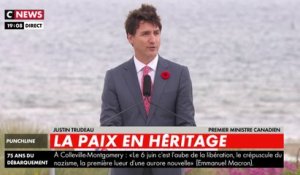 75 ans du débarquement : le Premier ministre Justin Trudeau rend hommage aux soldats canadiens