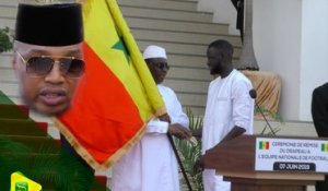 Remise de drapeau aux lions : La réaction du capitaine Cheikhou Kouyaté et de El Hadji Diouf