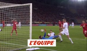Le but de la Pologne face à la Macédoine - Foot - Qualif. Euro