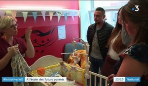 Nord : les futurs parents apprennent les bons gestes à avoir