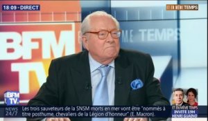 Jean-Marie Le Pen sur la Marseillaise sifflée: "C'est la confrontation entre un islam conquérant et une Europe en recul"