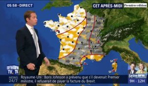 Pas mal d'averses ce lundi et des températures qui ont (encore) du mal à grimper