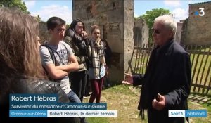 Haute-Vienne : Robert Hébras, dernier témoin du massacre d'Oradour-sur-Glane