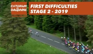 First Difficulties - Étape 2 / Stage 2 - Critérium du Dauphiné 2019