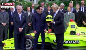 Donald Trump honore un coureur automobile français