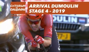 Arrival Dumoulin - Étape 4 / Stage 4 - Critérium du Dauphiné 2019