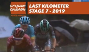 Last Kilometer / Dernier kilomètre - Étape 7 / Stage 7 - Critérium du Dauphiné 2019
