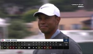 Tiger Woods s'offre un superbe putt sur le 16