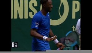 TENNIS: ATP: Halle - L'incroyable point de Gaël Monfils