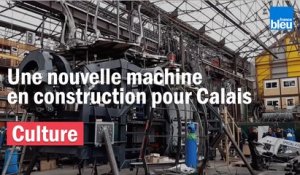 Le Dragon des mers de Calais prend vie dans les ateliers de la compagnie "La Machine" à Nantes