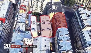 Paris : l'incendie d'un immeuble fait trois victimes