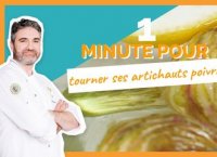 1 min pour... Tourner ses artichauts poivrade- 750g