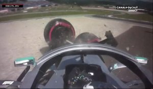 Grand Prix d'Autriche - Violent crash pour Bottas lors des essais libres 2