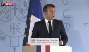 Climat : Emmanuel Macron riposte au Japon