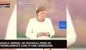 Angela Merkel de nouveau prise de tremblements lors d'une cérémonie (vidéo)
