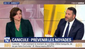 Canicule: la ministre des Sports Roxana Maracimeanu estime que "c'est vraiment le moment de ne pas faire d'activité physique"