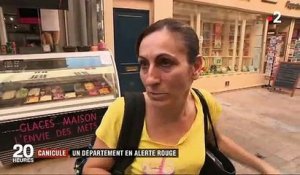 Spéciale Canicule: Reportage à Carpentras une ville en alerte rouge, une première en France en raison de la chaleur