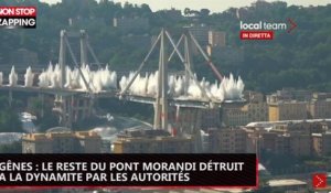Gênes : le reste du pont Morandi détruit à la dynamite (vidéo)