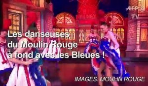 Mondial-2019: les danseuses du "Moulin Rouge" avec les Bleues !