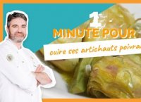 1 min pour ... Cuire ses artichauts poivrade - 750g