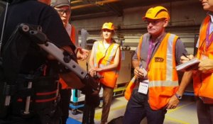 DNA - La SNCF teste un exosquelette multi-fonctions au technicentre de Bischeim