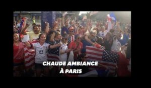 France - États-Unis: au Parc des Princes, ambiance caniculaire