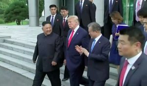 Pour Trump "c'était un grand jour" après sa rencontre avec Kim