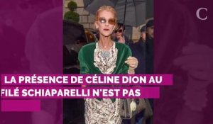 PHOTOS. Céline Dion et Pepe Munoz inséparables au défilé Schia...