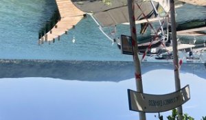 Orages et tempête sur le lac d'Annecy : le port de Veyrier-du-Lac a subi de gros dégâts