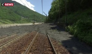 La liaison TGV France-Italie coupée par une énorme coulée de boue