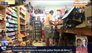 En Californie du Sud, un séisme a ravagé ce magasin