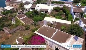 Stromboli : après l'éruption, l'île est sous les cendres