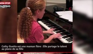 Cathy Guetta est une maman fière : Elle partage le talent au piano de sa fille (vidéo)
