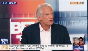 Nucléaire iranien: pour Dominique de Villepin, Donald Trump "est parfaitement capable de faire un deal avec l'Iran"