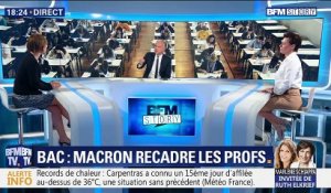 Bac: Emmanuel Macron recadre les profs