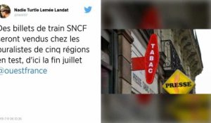 Des billets de train SNCF seront vendus chez les buralistes de cinq régions en test, d'ici la fin juillet
