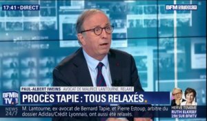 Relaxe de Bernard Tapie: l'avocat de Maurice Lantourne dénonce "un procès en sorcellerie, en réputation"