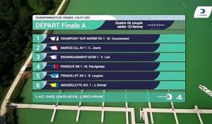 Championnat de France S-23 Bateaux longs Libourne 2019 - Finale du quatre de couple femmes S-23F4x