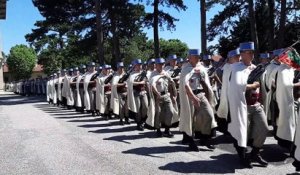 Cérémonie de passation de commandement au 1er régiment de Spahis à Valence