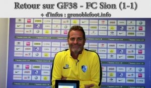 Retour sur GF38 - Sion avec Philippe Hinschberger