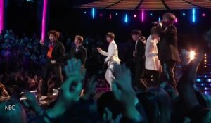 BTS Spread Good Vibes During Glowing 'Boy with Luv' Performance on 'The Voice' Finale