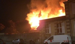 Incendie au haras de Saint-Lô le 12 juillet 2019