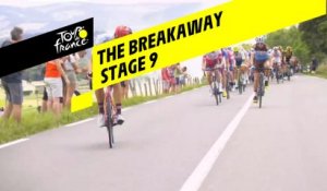 Première échappée / The breakaway  - Étape 9 / Stage 9 - Tour de France 2019