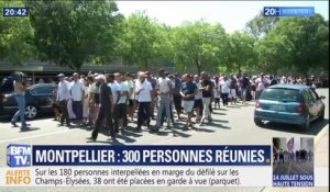 300 personnes se sont réunies ce dimanche en soutien aux proches de la femme tuée par un chauffard à Montpellier