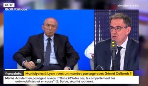 Municipales à Lyon : la proposition de Gérard Collomb de partager le mandat est "quelque chose d'incompréhensible", juge l'actuel président LREM de la Métropole du Grand Lyon David Kimelfeld